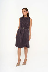 Fendi FF-Monogram silk dress front side right view rental Sri Hartamas Kuala Lumpur