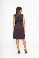 Back view of Fendi FF-Monogram silk dress rental Kuala Lumpur boutique
