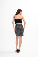 Rent High-End Fashion | Philipp Plein Crystal Embellished Skirt