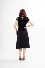 Balenciaga Monogram Midi Skirt Rental | Doorstep Delivery
