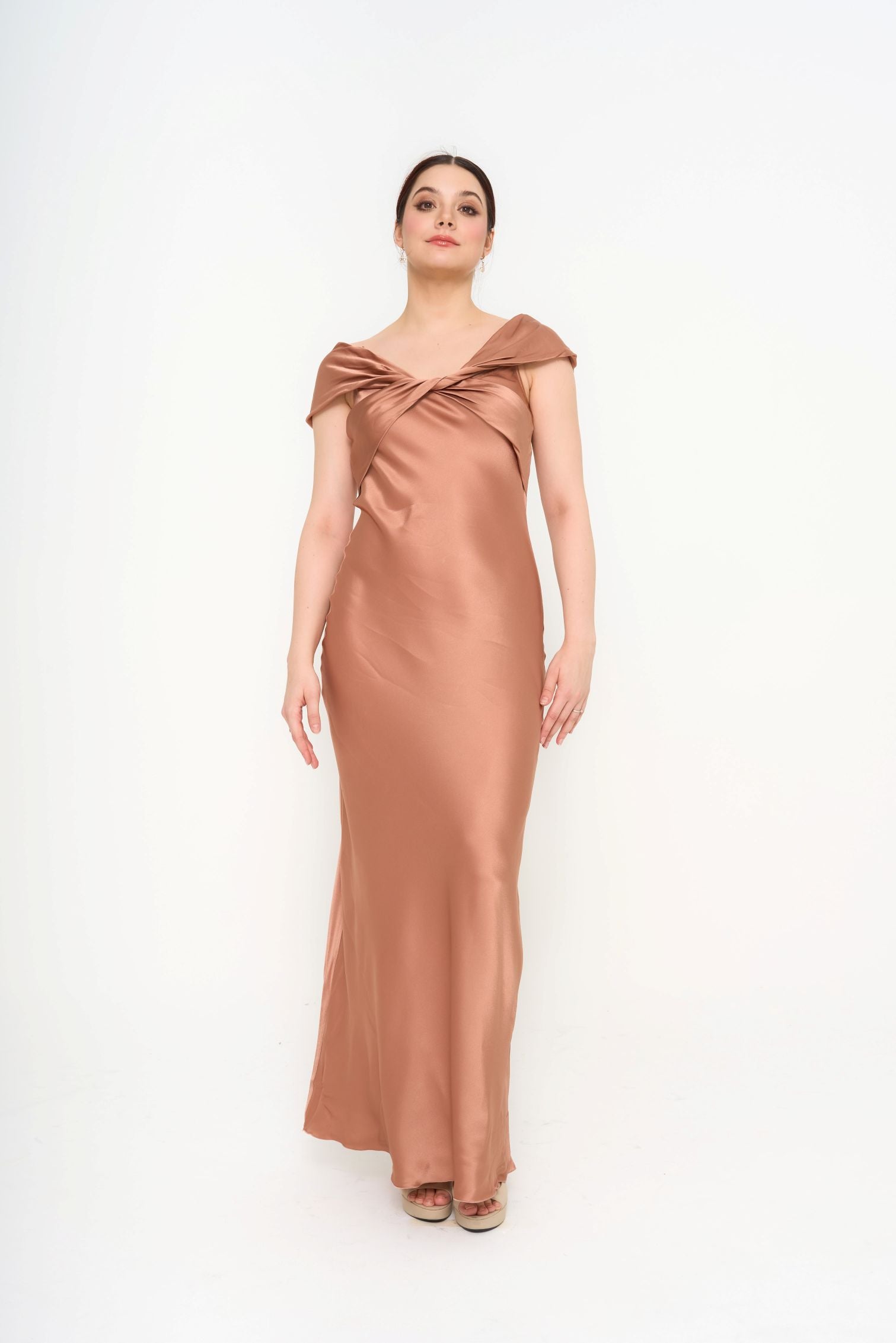Evening Gown Rental | Alberta Ferretti Rose Twist | KL Boutique